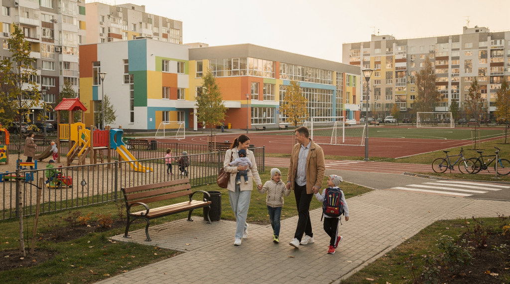 Инфраструктура для семей с детьми: сады, школы и выбор района для жизни