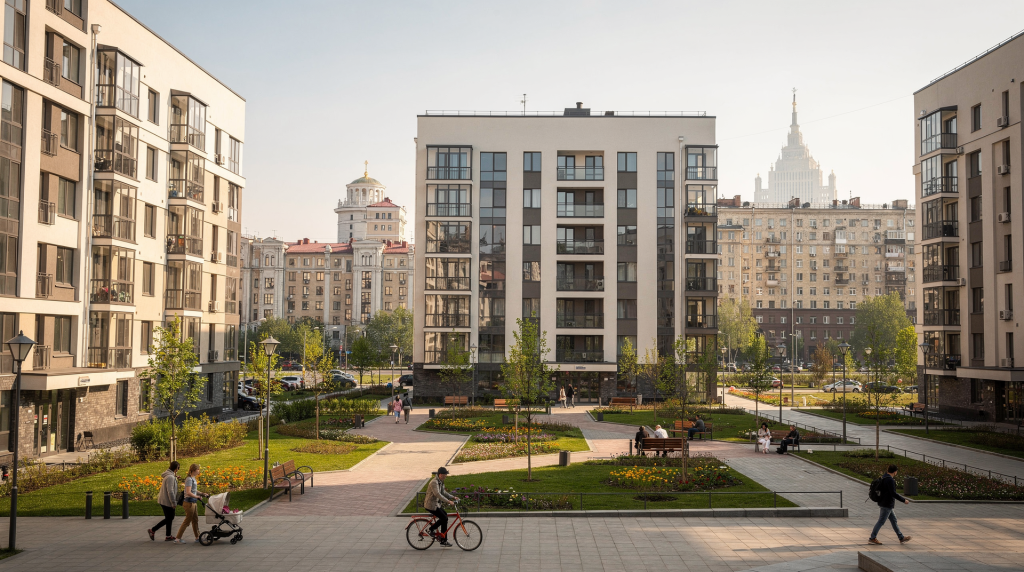 Новые жилые кварталы как часть городской среды: кейсы российских городов