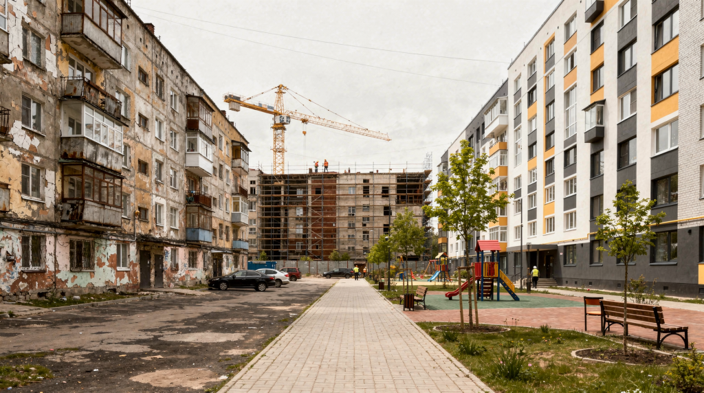 Реновация и редевелопмент: как перестраивают старые районы
